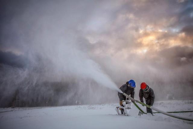 Copper Mountain also produced some snow last night, their scheduled opening day is November 11, 2016.