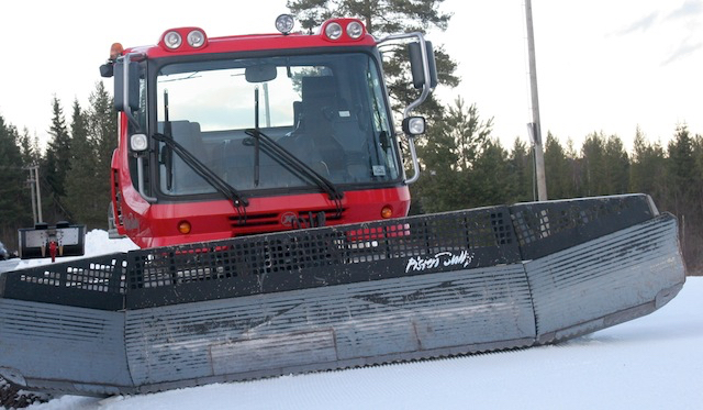 The snowcat at Trysil. (Photograph: Inge Scheve)