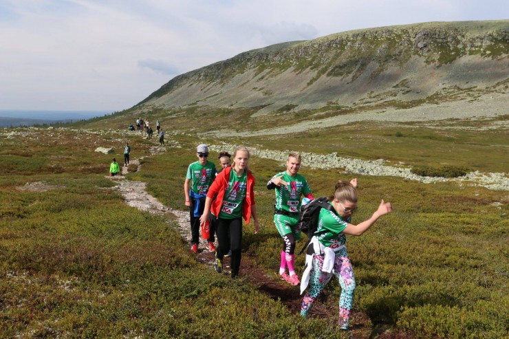 Bryntesson and his campers reach new heights close to Idre, Sweden. Photo: Crew Robin.