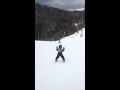 Snow skiing