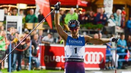 Norway's Jarl Magnus Riiber on his way to the FIS Nordic Combined Summer Grand Prix overall. (Photo FIS/Sandra Volk)