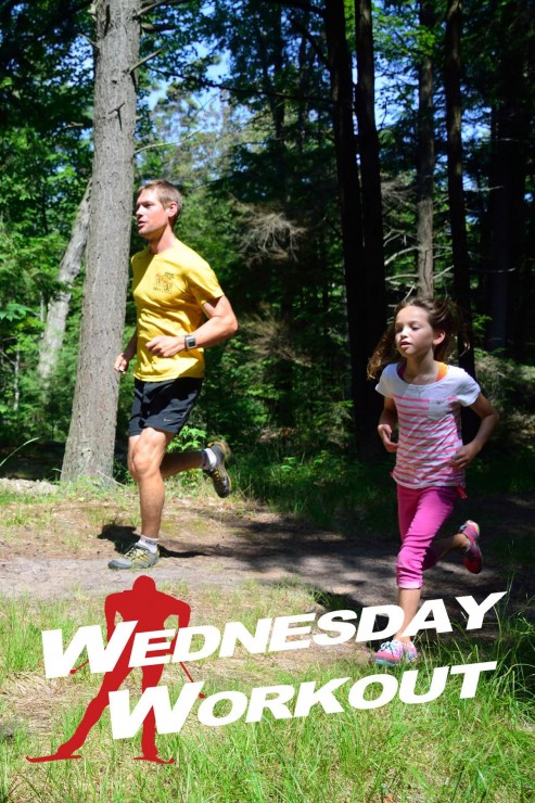 Chris Pappathopoulos, the inaugural CXC Marathon Cup winner, running with his eleven-year-old daughter Tula. (Courtesy photograph)