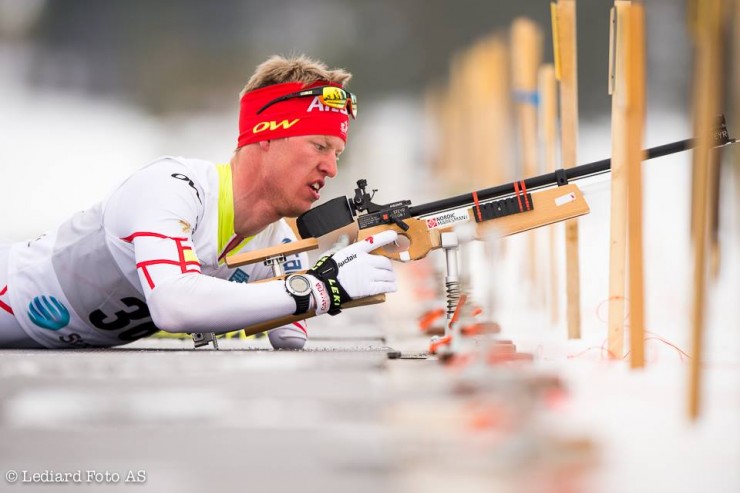 Mark Arendz (Canadian Para-Nordic Ski Team) at 2015 IPC Globe Cup Finals in Surnadal, Norway. He placed fourth overall in the 2014/2015 IPC Globe Cup biathlon standings. (Photo: IPC Nordic Skiing/Facebook) 