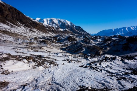 The Russell Moraine. Day 3 of the AMWSC. Photo: Seth Adams