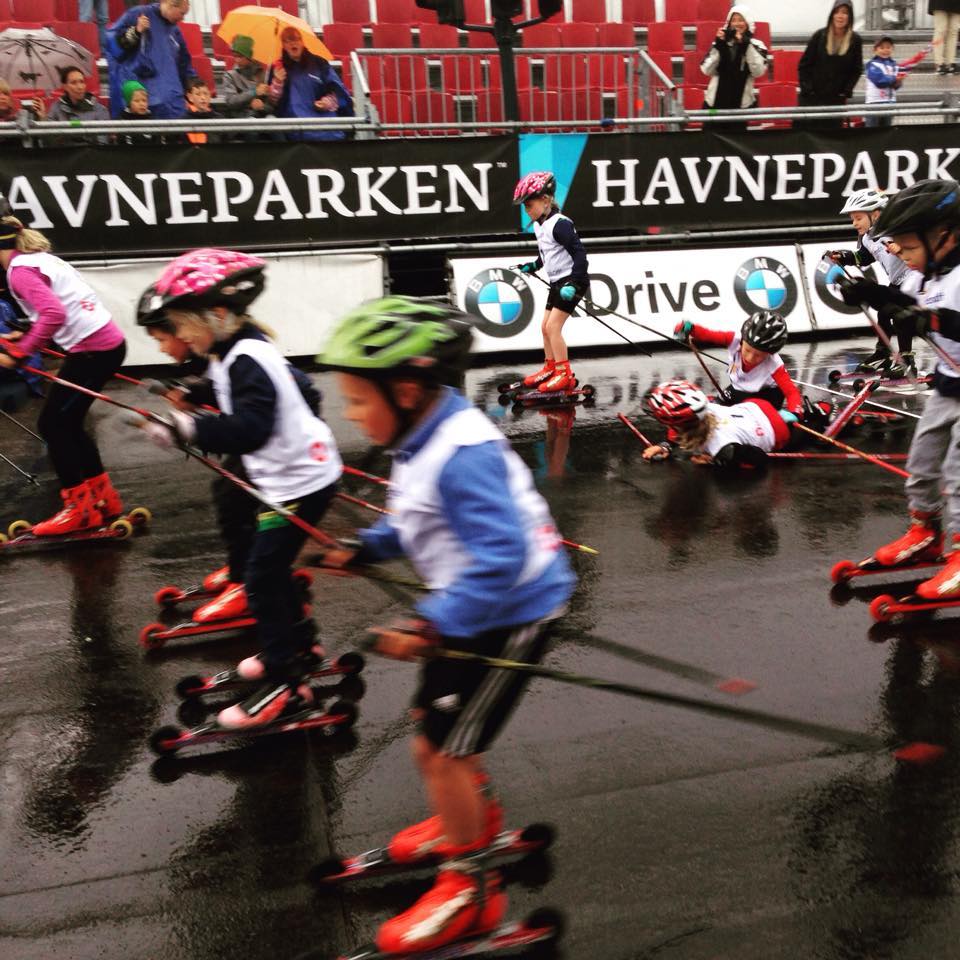 Some little ones racing at the 2015 Blink Festival. (Photograph: Jørgen Grav)
