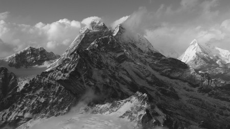 The view from Mera Peak in Nepal's Himalayas. (Photograph: Devon Kershaw)