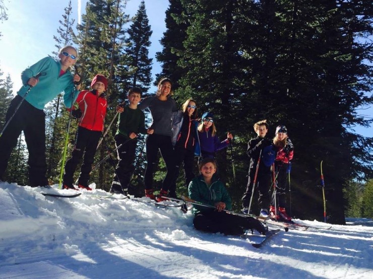 A group of Bend Endurance Academy youth skiers in February. (Photograph: Ryder &quotthe Badger&quot Utrecht/Bend Endurance Academy Facebook) 