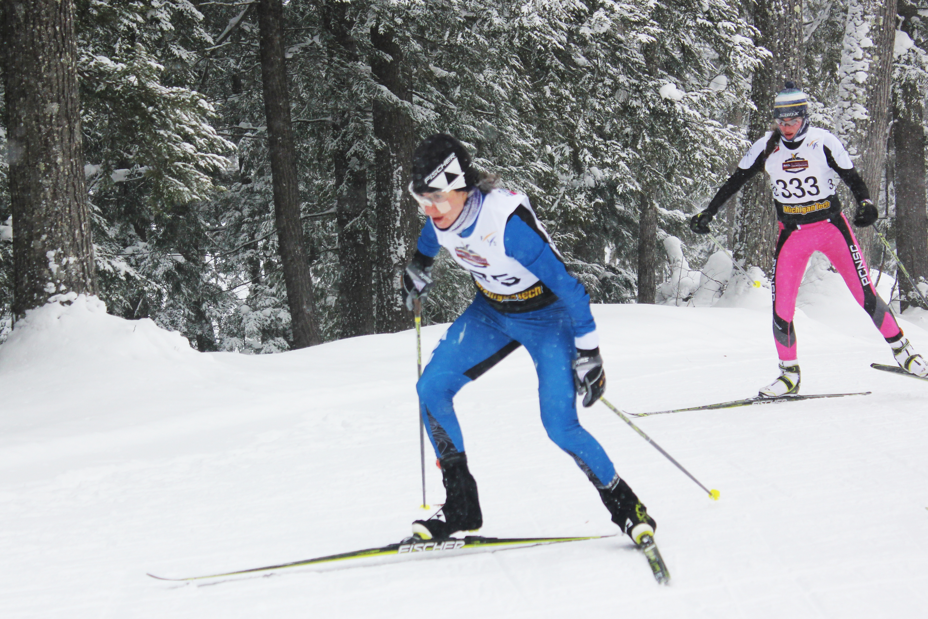 Chelsea Holmes (APU) finished second in Sunday's 10 k freestyle person start off at the U.S. Cross Nation Championships in Houghton, Mich. 