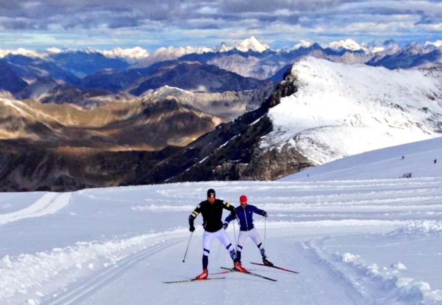  Sam Tarling and teammate Welly Ramsey skiing on the Stelvio Glacier in September, 2013. It really is now that time of year exactly where numerous European skiers, and some North Americans, function a glacier camp into their coaching programs. (Photo: Will Sweetser)