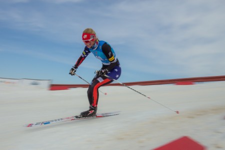 Hailey Swirbul races the anchor leg while guiding the American staff to eighth place in the 4 x three.3 k relay at the Junior Globe Championships in Almaty, Kazakhstan (Photograph: Logan Hannneman) 