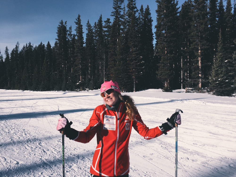 Lisle Compton (NTDC Thunder Bay) at Mt. Shark just outside Canmore, Alberta, the week before 2017 Junior World Championships, during the Canadian team's pre-worlds altitude training camp. (Courtesy photo)