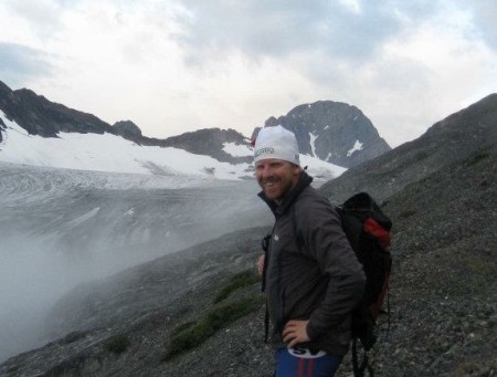 Chris Mallory on the Haig Glacier, Canadian Rockies. (Courtesy photo)