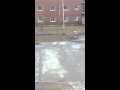 Lennoxville Waterskiing on the road ( Flood)