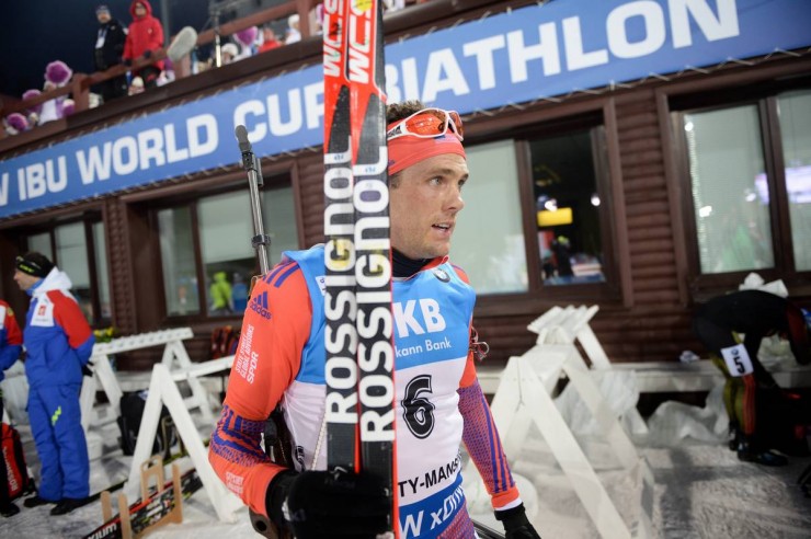 Tim Burke after putting sixth in the men's pursuit on Saturday, repeating his season-very best sixth location finish in Friday's sprint, at the IBU World Cup in Khanty-Mansiysk, Russia. (Photograph: USBA/NordicFocus)