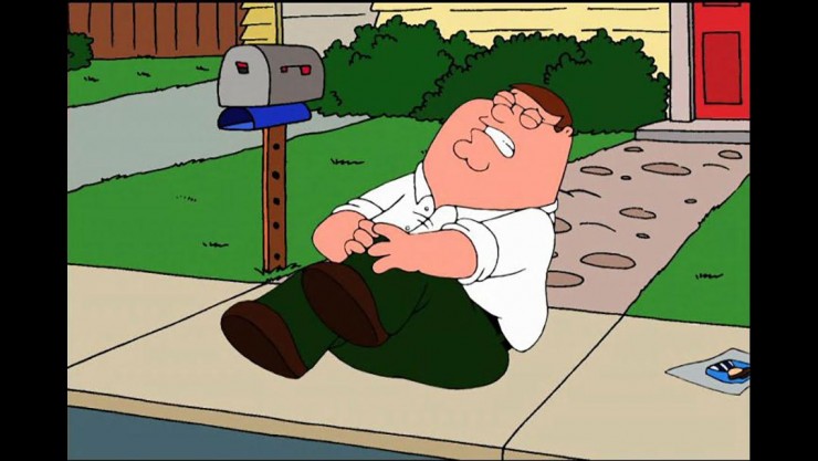 Peter Griffin of the animated sitcom Family members Man winces in soreness. He possibly isn't going to have compartment syndrome, but need to possibly seem into the signs.