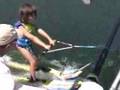 Kids Water Skiing on Lake Delta Summer 2007
